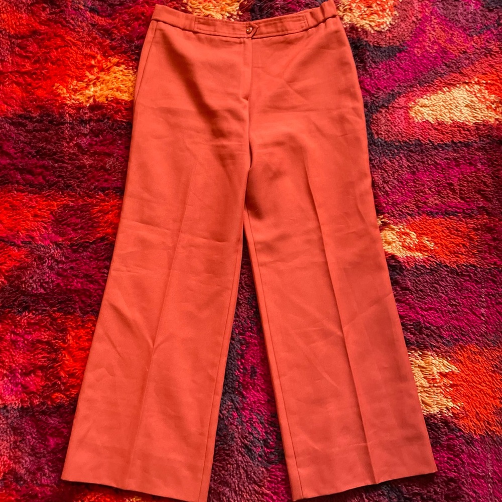 Burnt orange vintage pants
